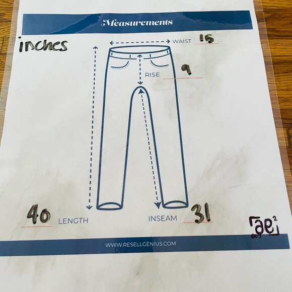 Harvé Benard by Bernard Holtzman Women's Navy and Red Pinstripe Pants Size 8 - Picture 10 of 10